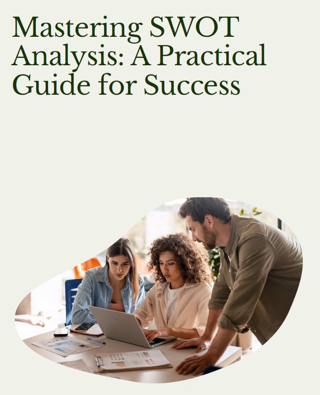 Mastering SWOT Analysis book cover - practical guide for strategic decision making